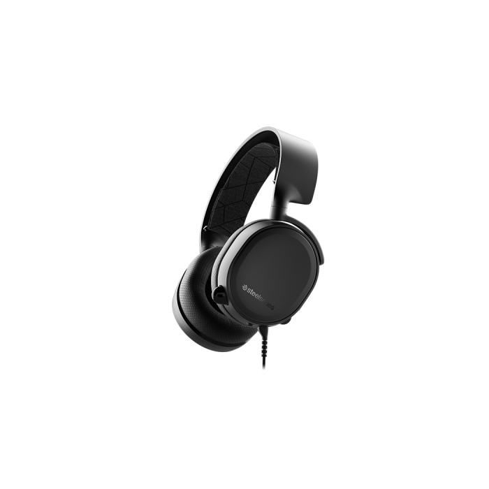 Black steelseries online headset