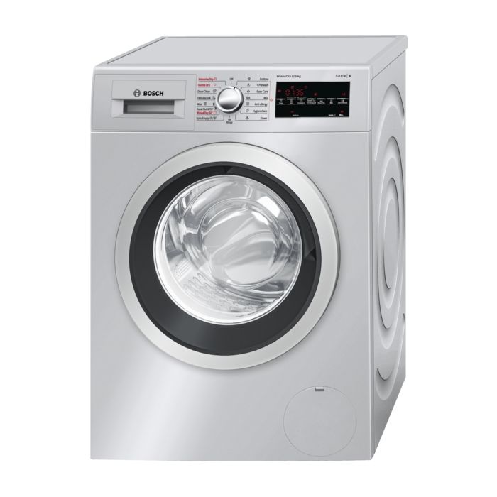 bosch washer dryer silver