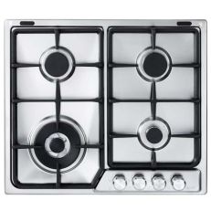 ELBA Hob Built-In Gas Full Safety Front Knob Control Stainless Steel 60CM
