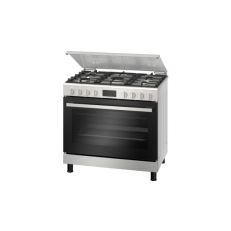 BOSCH Cooker Freestanding 5 Gas Convectional Full Safety Steel 90CM