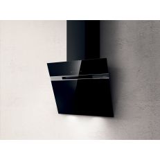 ELICA Chimney Wall Mounted Touch Inclined Black 60CM