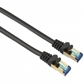 HAMA CAT 6 Network Cable STP, Gold-Plated, Double Shielded, 7.50 M