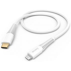HAMA Fast Charging/Data Cable USB-C Lightining 1.5M White 