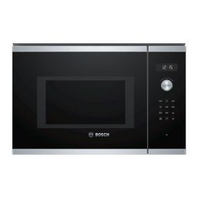 BOSCH Microwave Oven Built In With Grill Touch Black 25L
