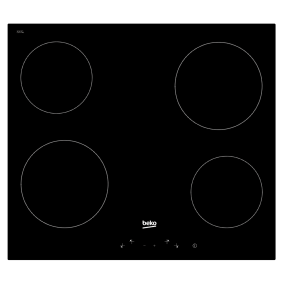 BEKO Hob Built In Electric Ceramic 60CM Black