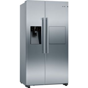 BOSCH Refrigerator SidexSide 598 Liters Stainless Steel 90CM
