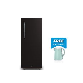 MIDEA Refrigerator Freestanding Top Freezer Single Door Silver