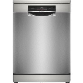 BOSCH Dishwasher Series 8 Freestanding 6 Programmes Zeolith Silver Inox 60CM 